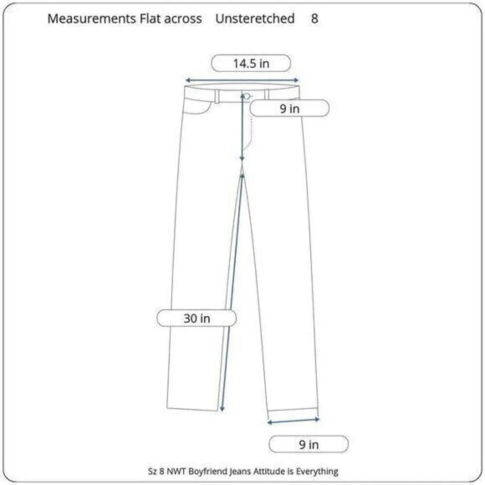 Stella Carakasi Boyfriend Jeans Women Size 8 Blue‎ High Rise Straight Leg Denim